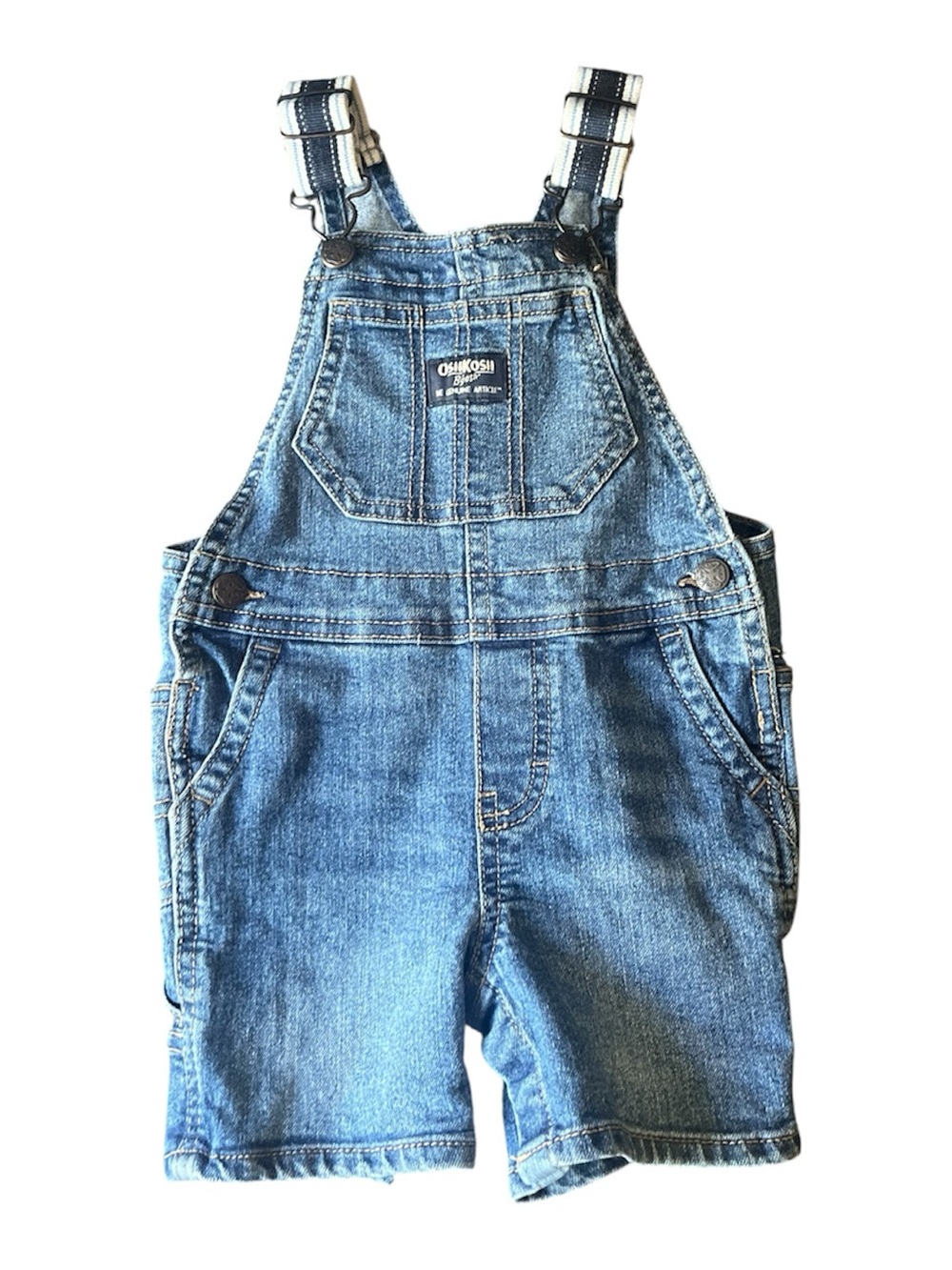 OshKosh B'gosh Classic Light Blue Denim Shortalls for Kids